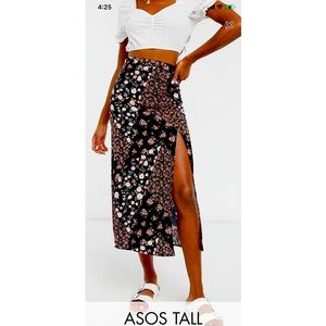 ASOS Midi Skirt Floral